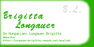 brigitta longauer business card